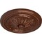Ekena Millwork Wigan Ceiling Medallion, Hand-Painted Copper Penny, 16"OD x 2 1/4"P CM16WGCPS - alternate 2
